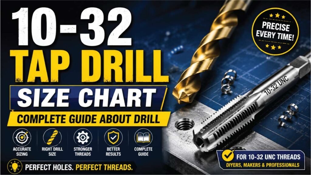 10-32 Tap Drill Size Chart: Complete Guide About Drill - Mech Forged