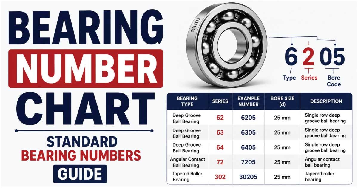 Bearing Number Chart