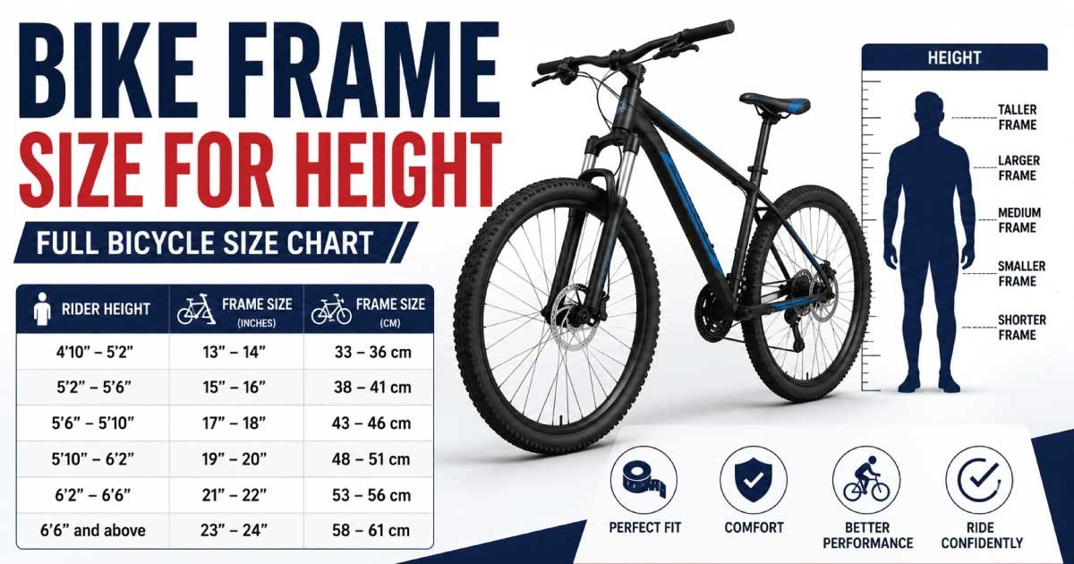 Bike Frame Size for Height