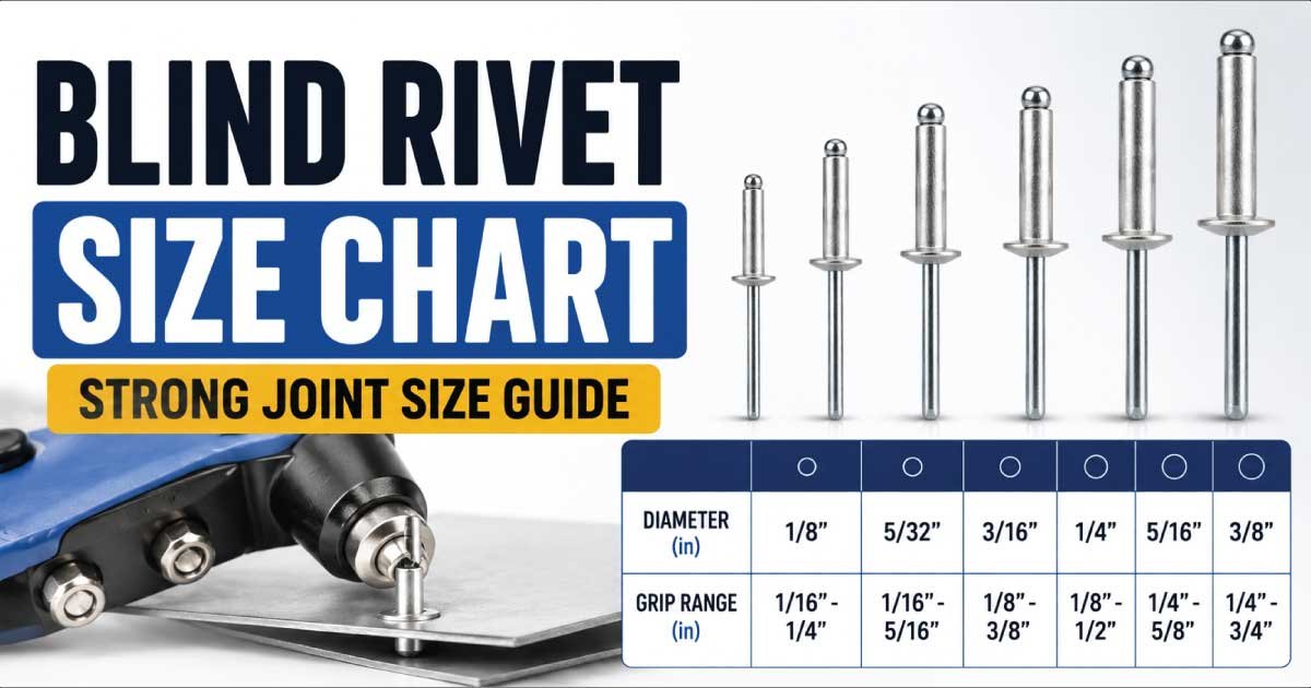Blind Rivet Size Chart
