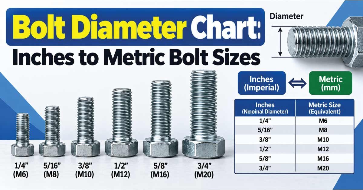 Bolt Diameter Chart