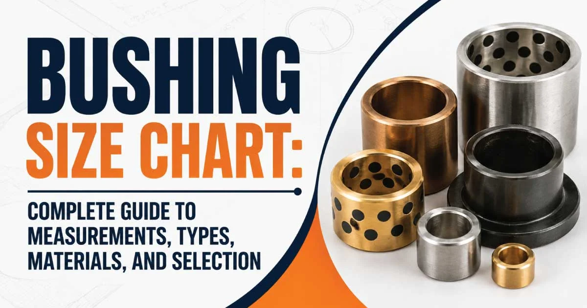 Bushing Size Chart: Complete Guide to Measurements, Types, Materials, and Selection