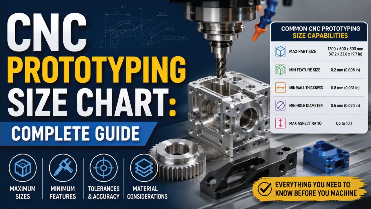 CNC Prototyping Size Chart With Complete Guide
