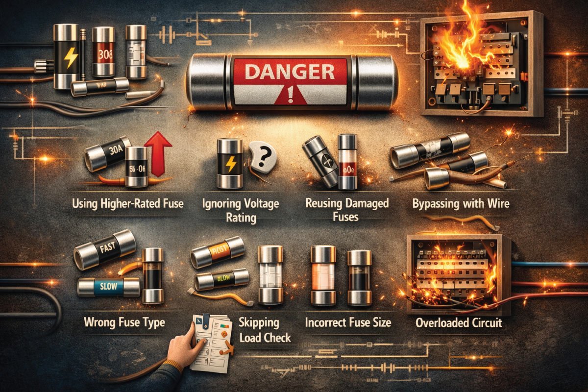 Common Mistakes When Choosing Fuse Sizes