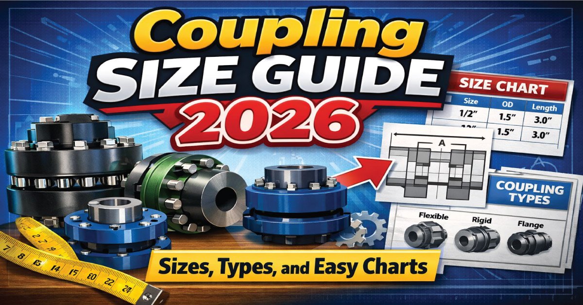 Complete Coupling Size Guide 2026 with Charts