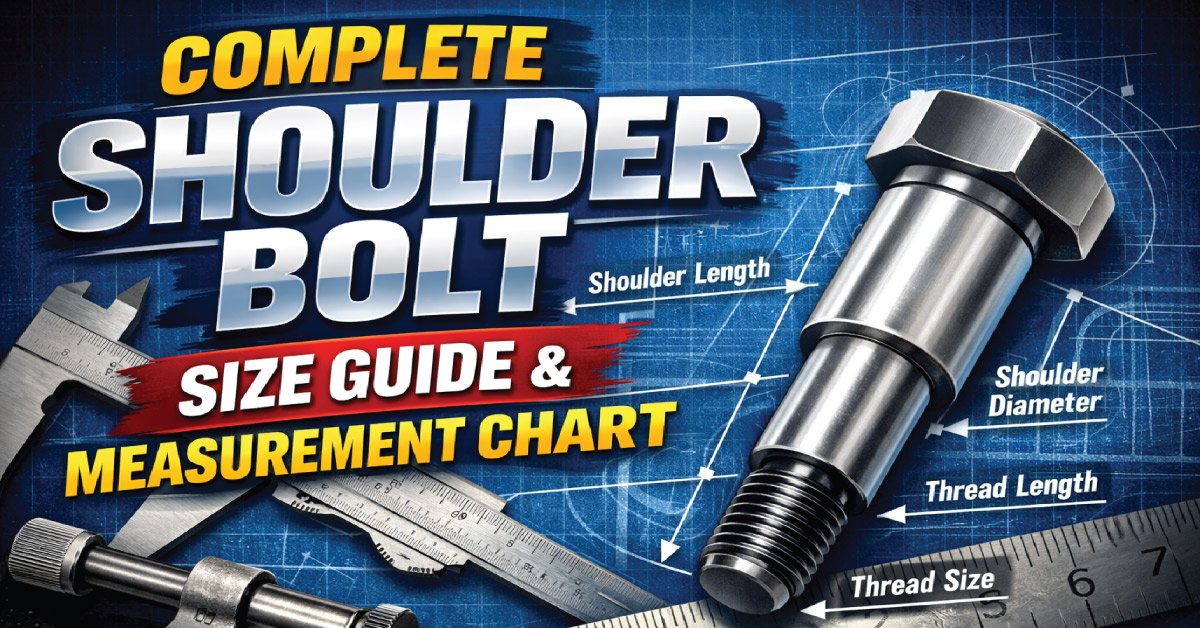 Complete Shoulder Bolt Size Guide and Measurement Chart