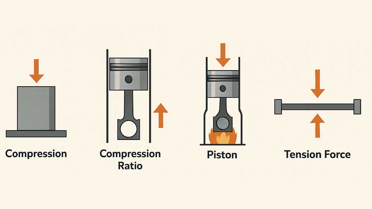 Compression: Meaning, Definition, Force, Ratio and Differences