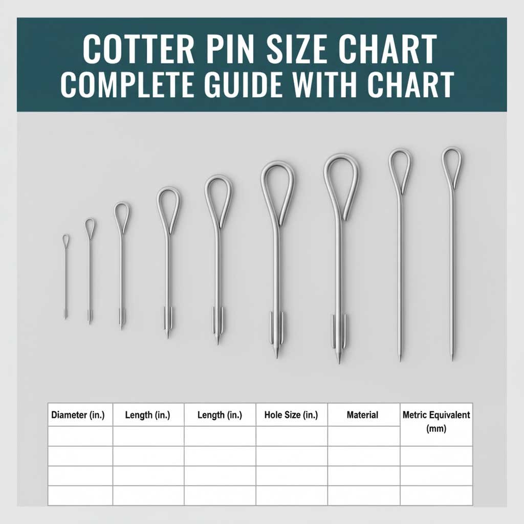 Cotter Pin Size Chart