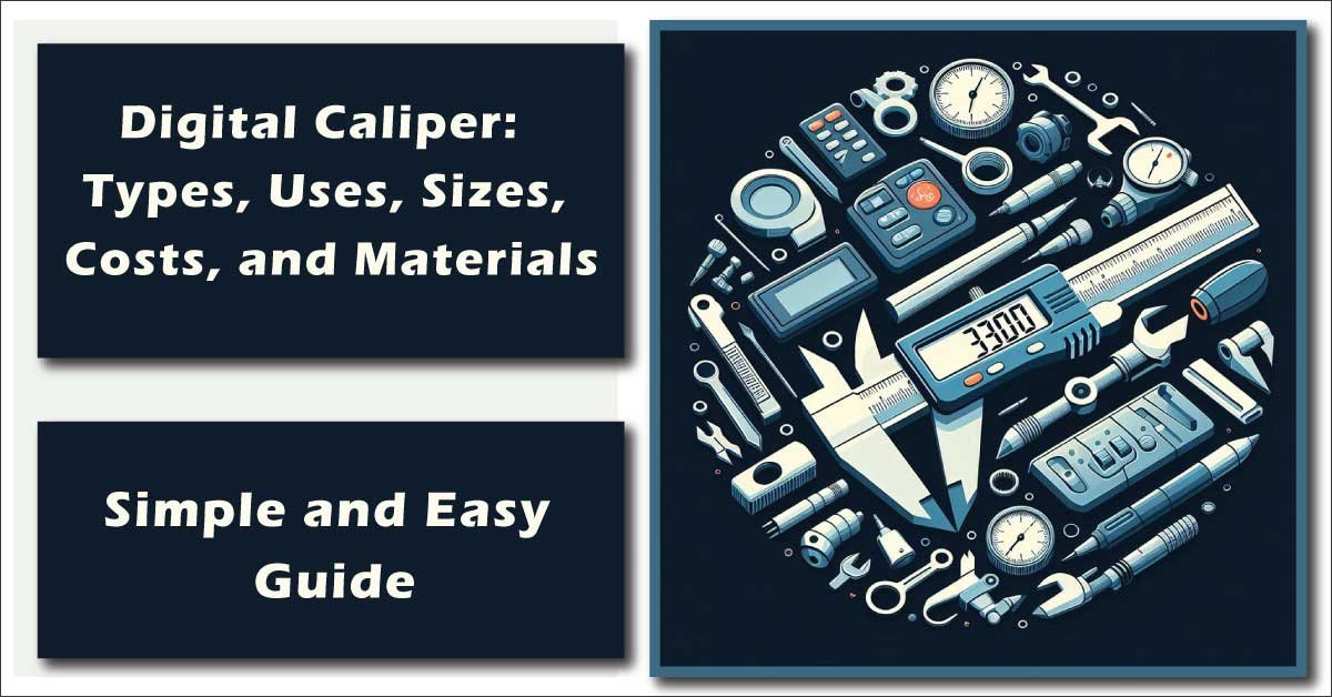 Digital Caliper: Types, Uses, Sizes, Costs, and Materials