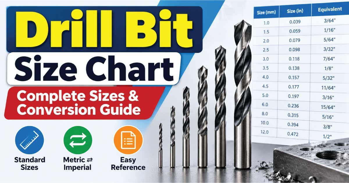 Drill Bit Size Chart