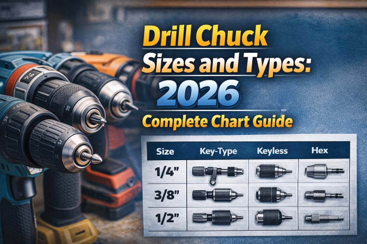 Drill Chuck Sizes and Types: 2026 Complete Chart Guide