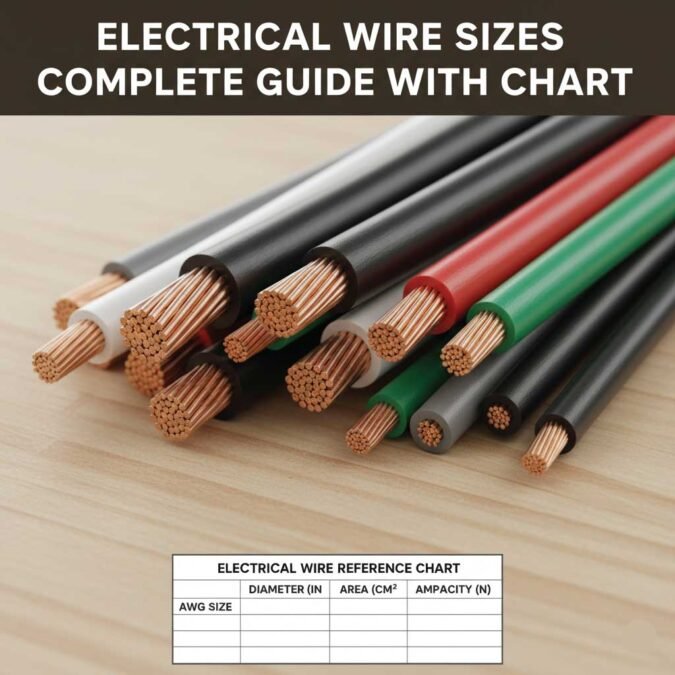 Electrical Wire Size Chart: Complete Guide 2025 + PDF - Mech Forged