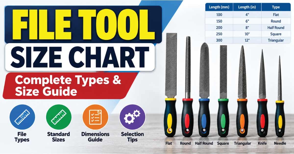 File Tool Size Chart