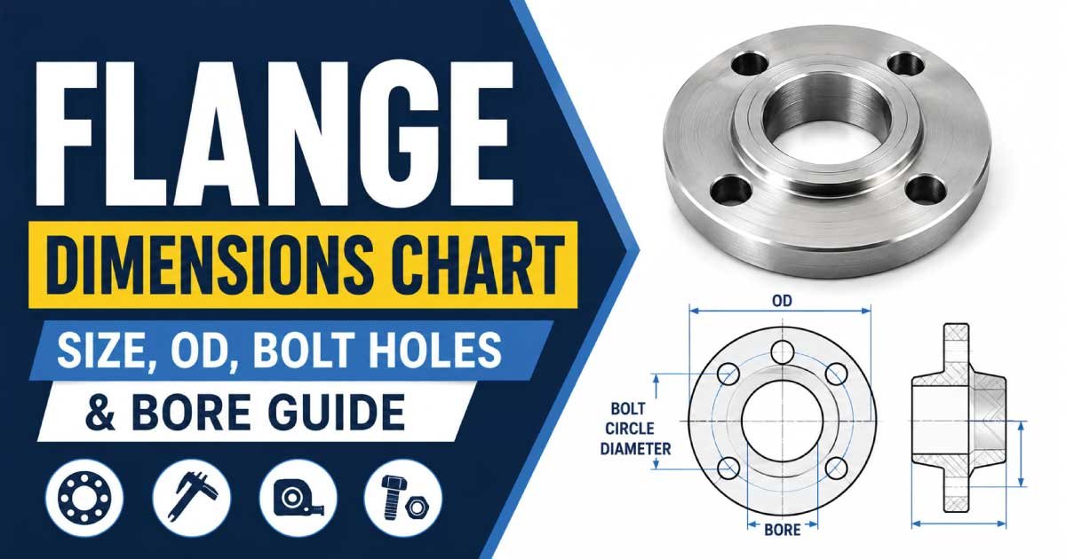 Flange Dimensions Chart