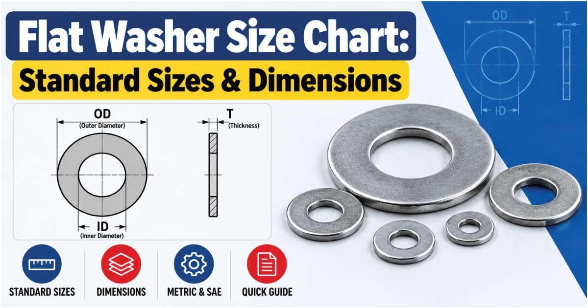 Flat Washer Size Chart