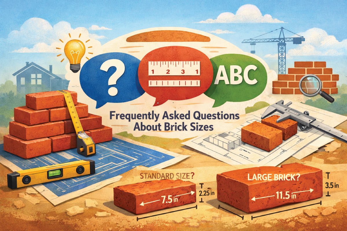 Frequently Asked Questions About Brick Sizes