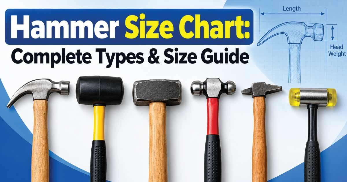 Hammer Size Chart