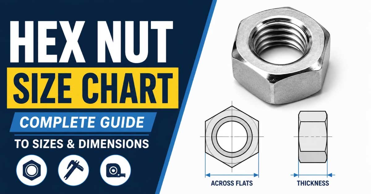 Hex Nut Size Chart