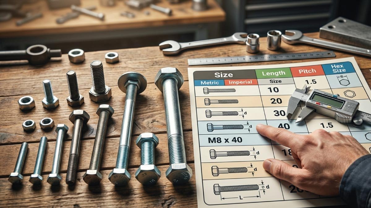 How to Choose the Right Bolt Size with Chart Guide