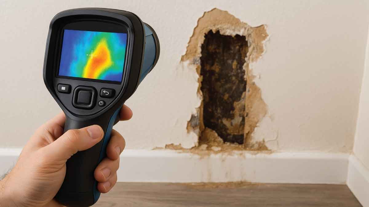 How to Find a Water Leak Inside a Wall