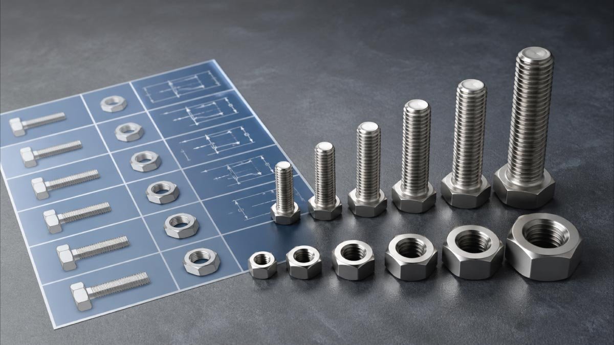 How to Match Bolt and Nut Sizes Using Size Chart