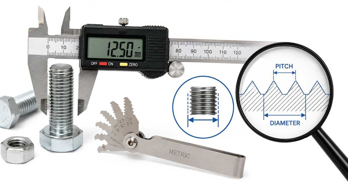 How to Measure Bolt Thread Size