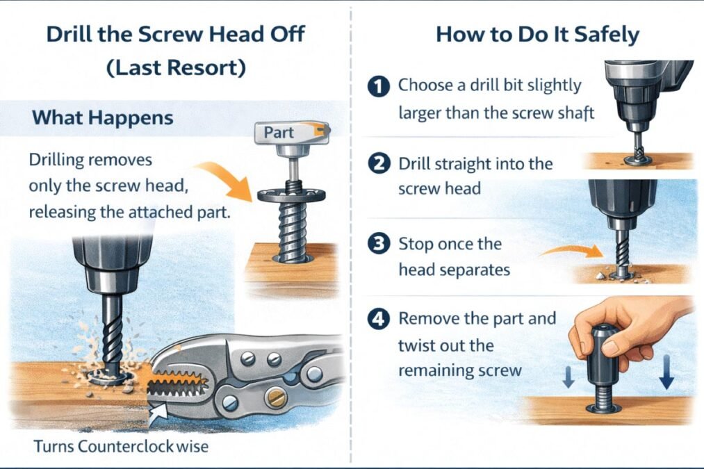 Screw. Step Rotation How To Remove A Stripped Screw: 5-Step Guide - Mech Forged