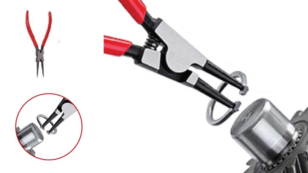 How to use snap ring pliers