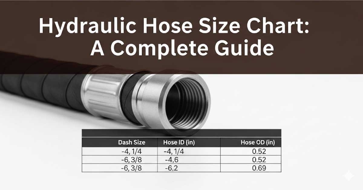 Hydraulic Hose Size Chart A Complete Guide Mech Forged Hydraulic Hose Size Chart A Complete Guide Mech Forged