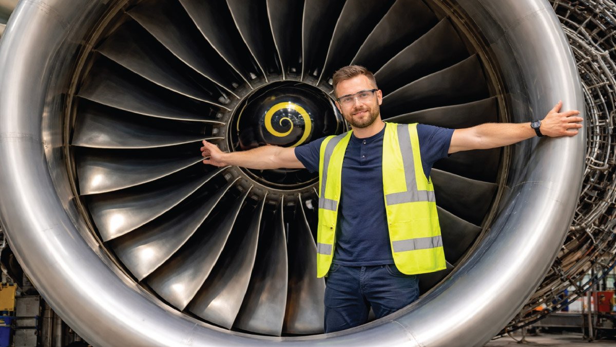 Jet Engine Turbine Blade Size