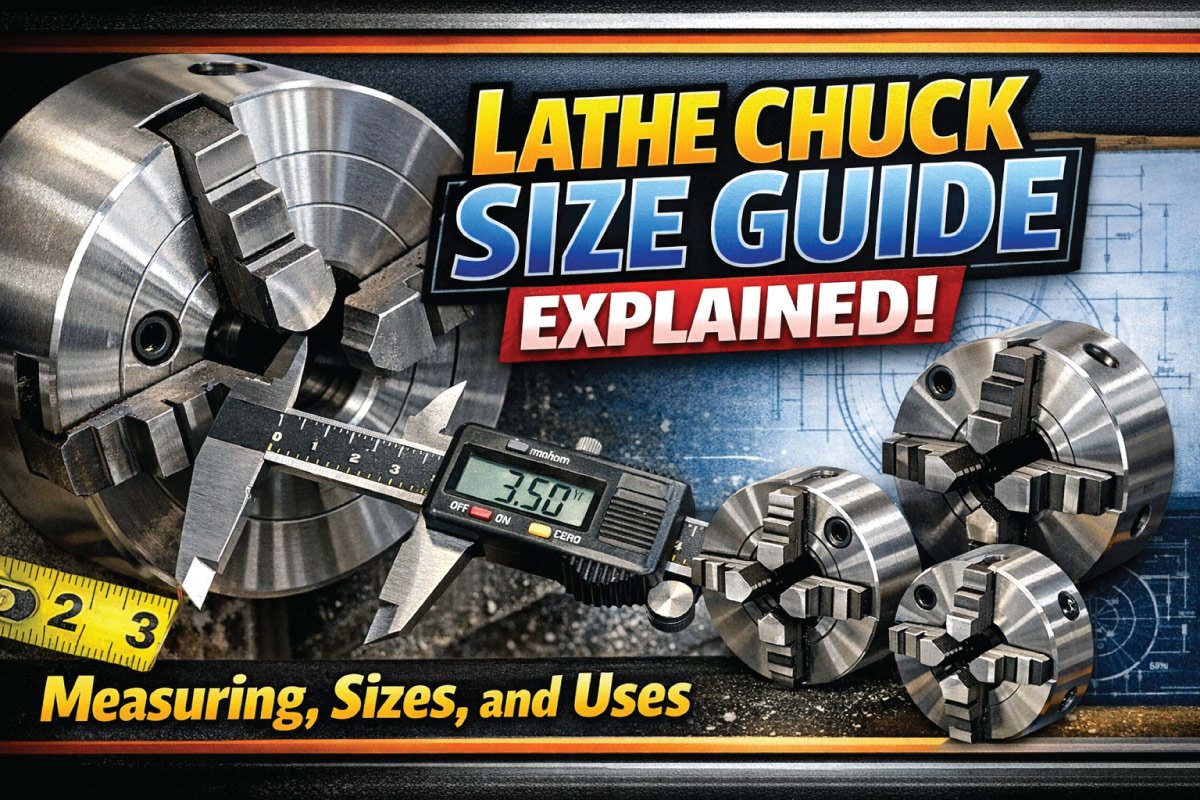Lathe chuck size guide