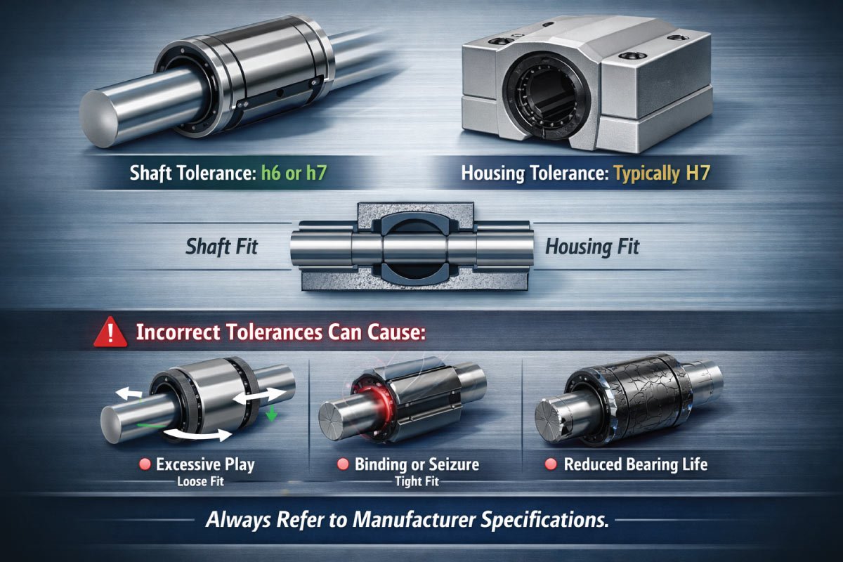 Linear Bearing Size Tolerances and Fit
