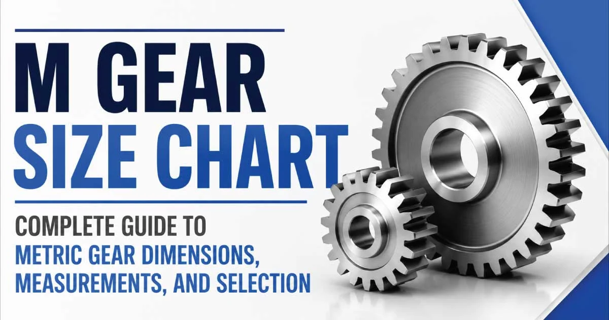 M Gear Size Chart: Complete Guide to Metric Gear Dimensions, Measurements, and Selection