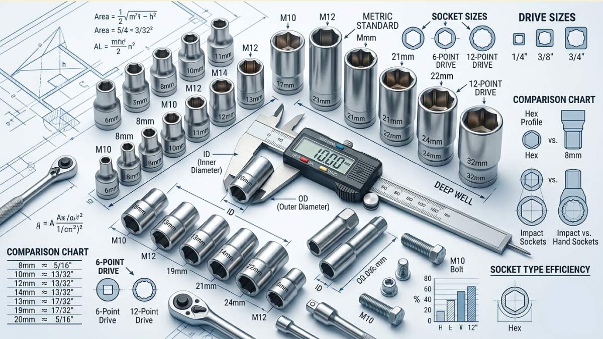 M Socket Size Chart