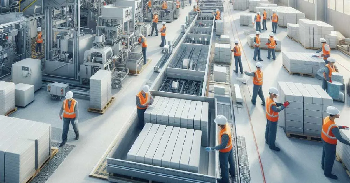 Manufacturing Process of AAC Blocks