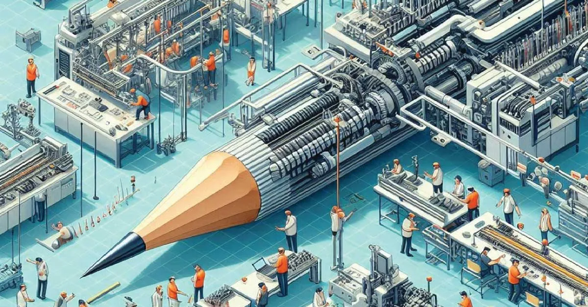 Manufacturing Process of a Mechanical Pencil