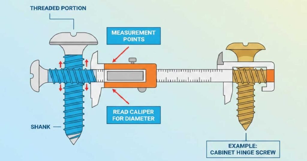 Measuring Screw Diameter