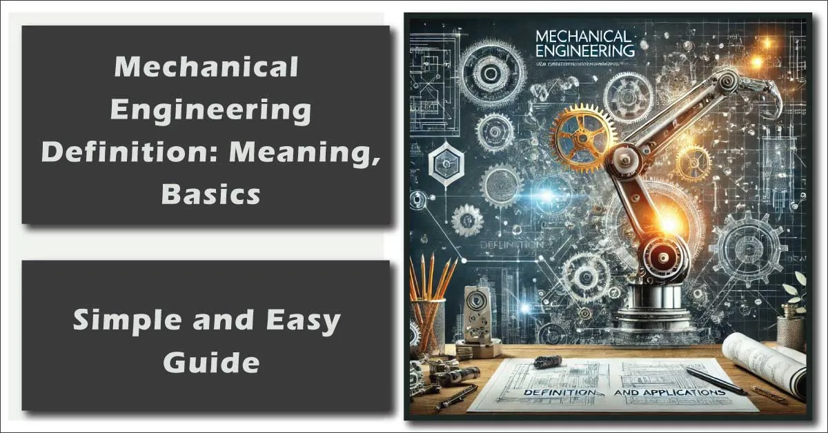 Mechanical Engineering Definition: Meaning, Basics