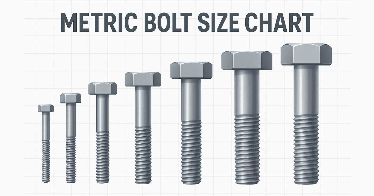 Metric Bolt Size Chart: A Complete Guide