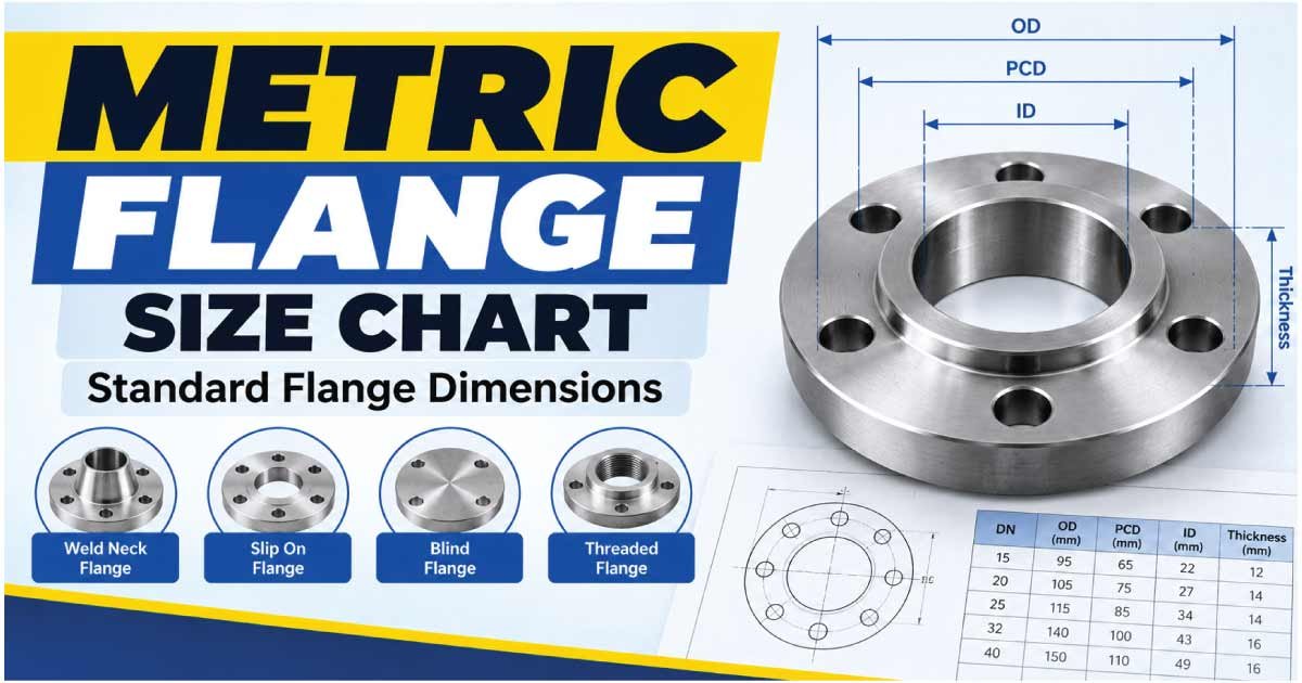 Metric Flange Size Chart
