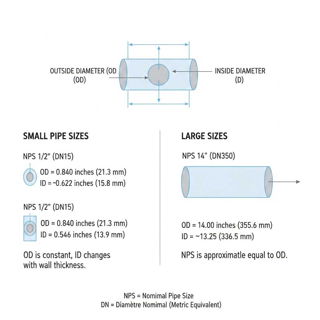 Nominal Pipe Size (NPS) Explained Simply