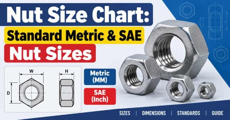 Nut Size Chart: Standard Metric & SAE Nut Sizes - Mech Forged