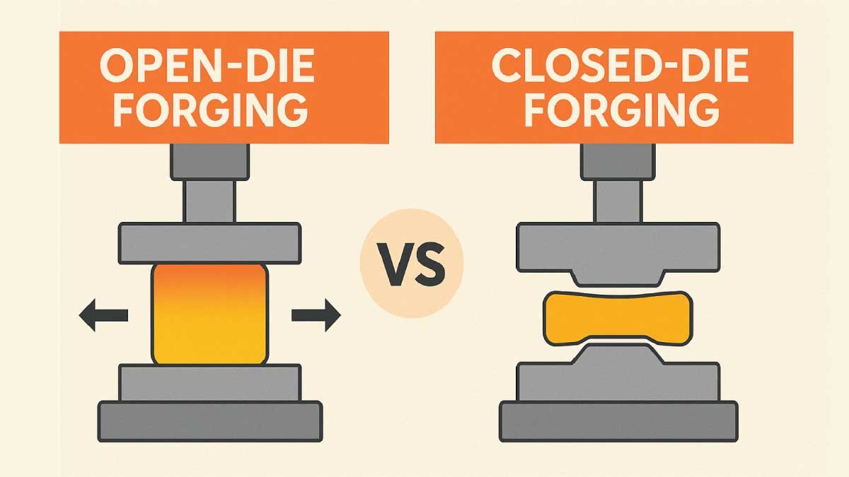 Open‑Die vs Closed‑Die Forging: Which to Use?