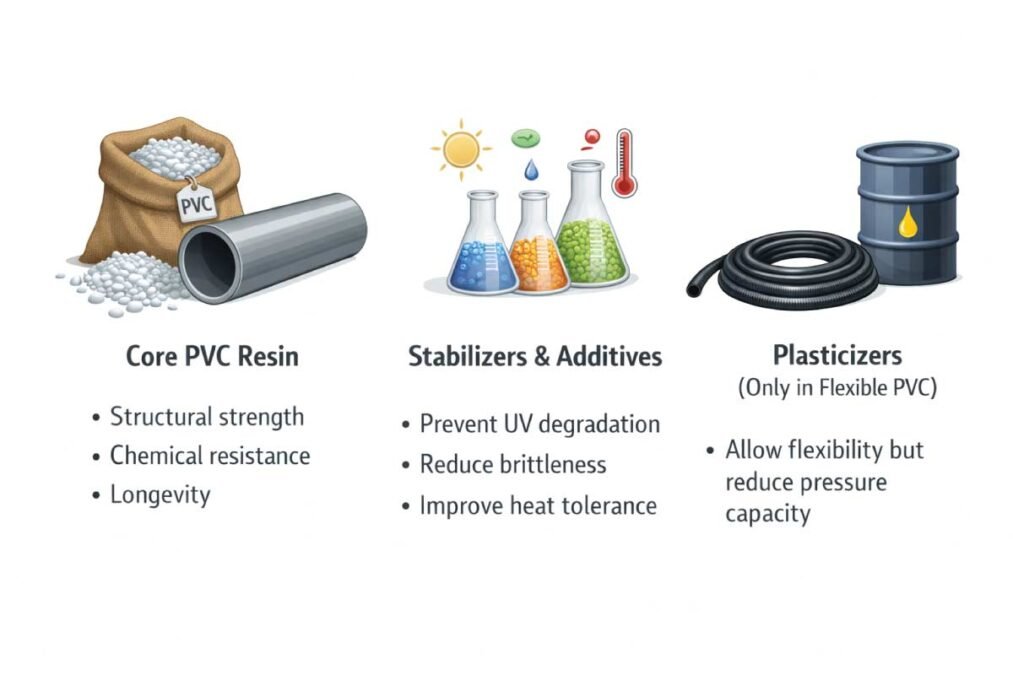 Pvc Core Material PVC Pipes Explained: Types, Sizes & Materials (2026) - Mech Forged