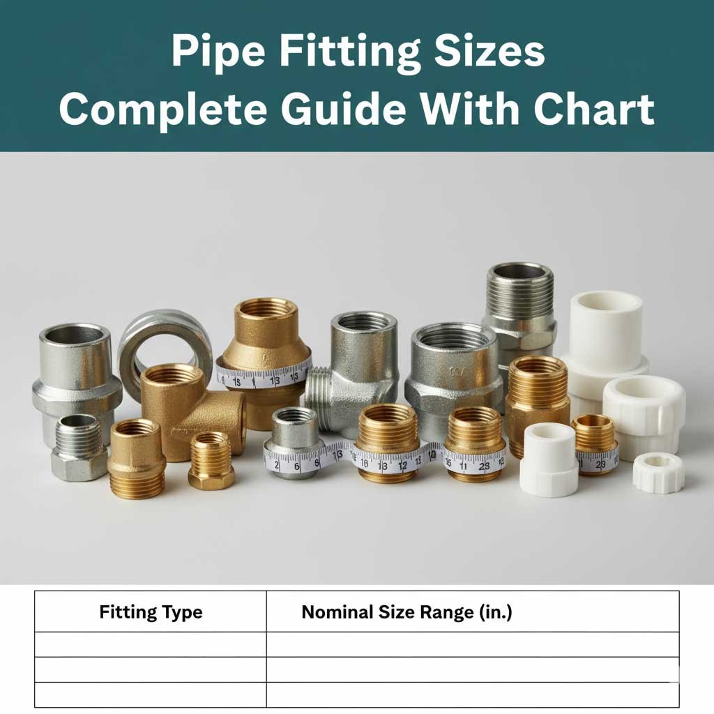 Pipe Fitting Size Chart