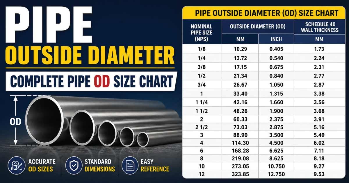 Pipe Outside Diameter