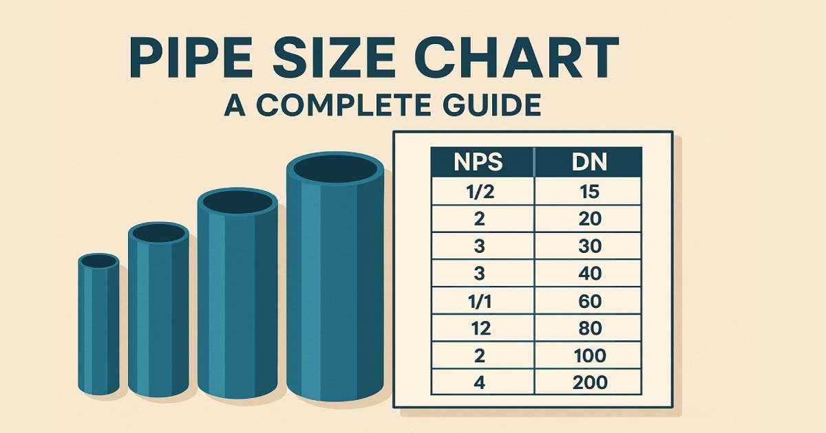 Pipe Size Chart: A Complete Guide