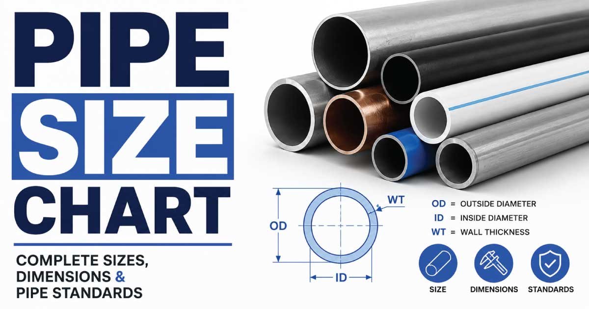 Pipe Size Chart