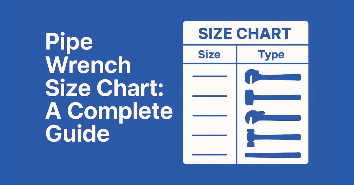 Pipe Wrench Size Chart