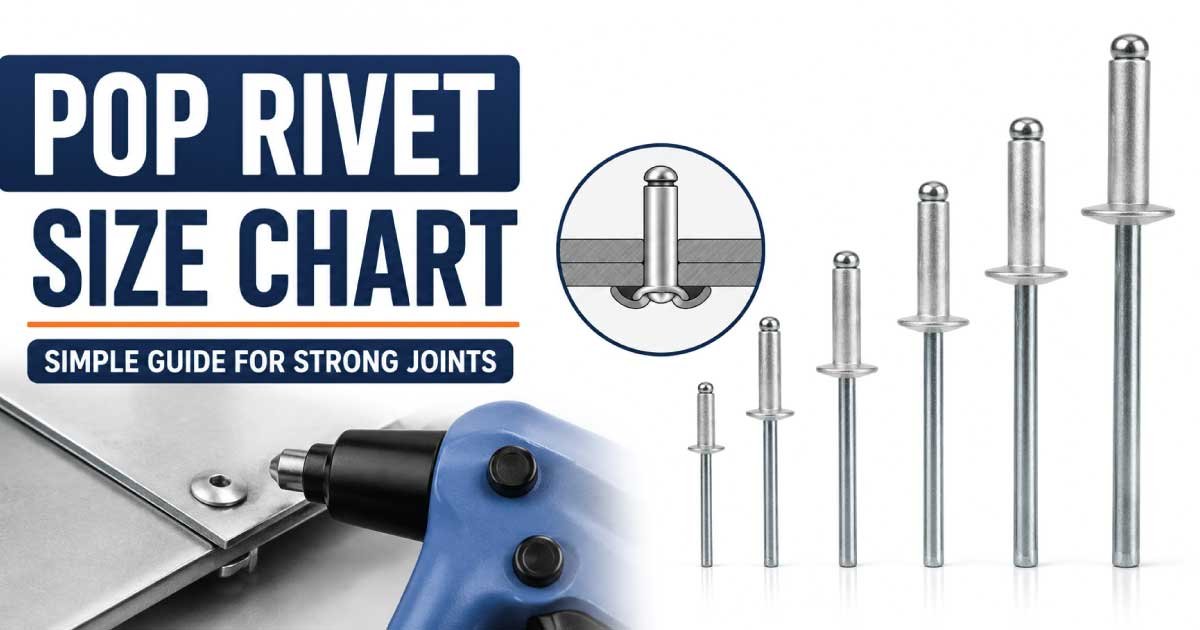 Pop Rivet Size Chart